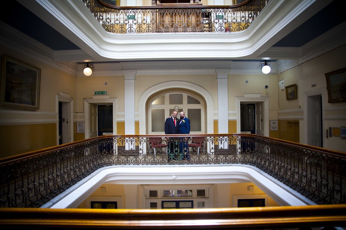 Civil Partnership Wedding Photographer Brighton Town Hall