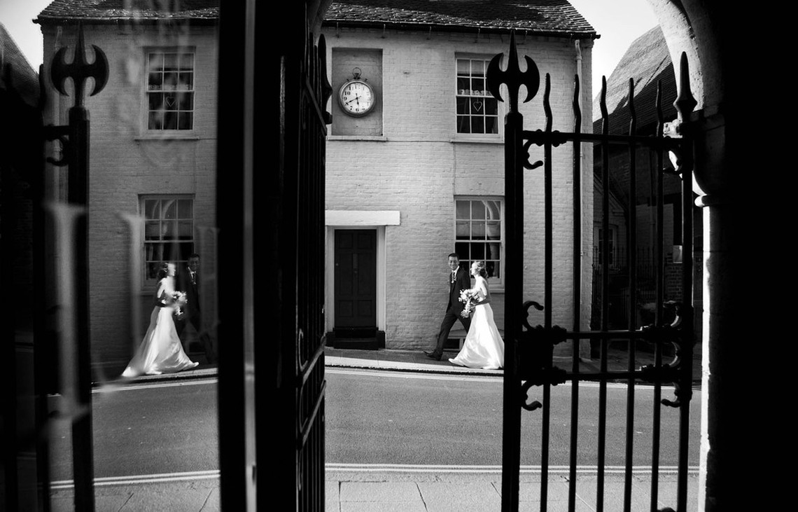 Wedding photography Arundel Town Hall in West Sussex